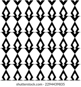 Monochrome pattern. Abstract texture for fabric print, card, table cloth, furniture, banner, cover, invitation, decoration, wrapping.seamless repeating pattern.Black and white color.