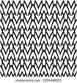 Monochrome pattern. Abstract texture for fabric print, card, table cloth, furniture, banner, cover, invitation, decoration, wrapping.seamless repeating pattern.Black and white color.