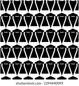 Monochrome pattern. Abstract texture for fabric print, card, table cloth, furniture, banner, cover, invitation, decoration, wrapping.seamless repeating pattern.Black and white color.