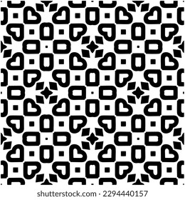 Monochrome Muster. Abstrakte Textur für Stoffdruck, Karte, Tischdecken, Möbel, Banner, Deckel, Einladung, Dekoration, Umhüllung.Nahtlose Wiederholmuster.Schwarz-Weiß-Farbe.