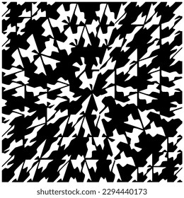 Monochrome pattern. Abstract texture for fabric print, card, table cloth, furniture, banner, cover, invitation, decoration, wrapping.seamless repeating pattern.Black and white color.