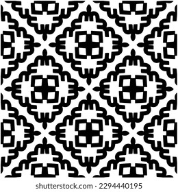 Patrón monocromo. Textura abstracta para impresión de tela, tarjeta, mantel de mesa, muebles, banner, cubierta, invitación, decoración, envoltura.patrón repitiendo sin fisuras.Color negro y blanco.