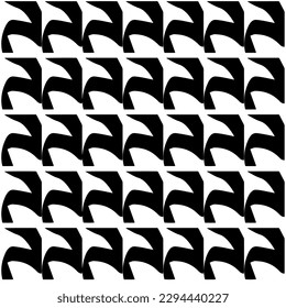Monochrome pattern. Abstract texture for fabric print, card, table cloth, furniture, banner, cover, invitation, decoration, wrapping.seamless repeating pattern.Black and white color.