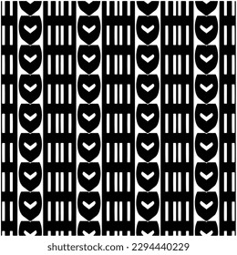 Patrón monocromo. Textura abstracta para impresión de tela, tarjeta, mantel de mesa, muebles, banner, cubierta, invitación, decoración, envoltura.patrón repitiendo sin fisuras.Color negro y blanco.