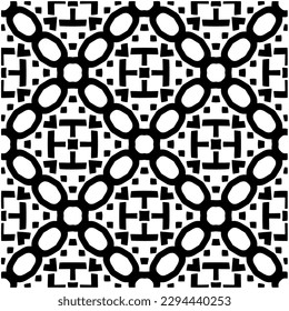 Monochrome Muster. Abstrakte Textur für Stoffdruck, Karte, Tischdecken, Möbel, Banner, Deckel, Einladung, Dekoration, Umhüllung.Nahtlose Wiederholmuster.Schwarz-Weiß-Farbe.