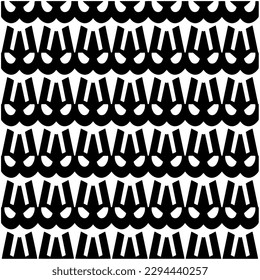 Monochrome pattern. Abstract texture for fabric print, card, table cloth, furniture, banner, cover, invitation, decoration, wrapping.seamless repeating pattern.Black and white color.