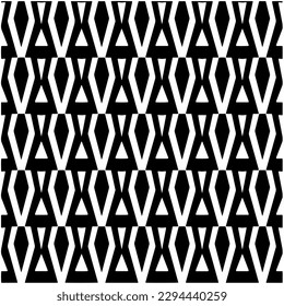 Monochrome pattern. Abstract texture for fabric print, card, table cloth, furniture, banner, cover, invitation, decoration, wrapping.seamless repeating pattern.Black and white color.