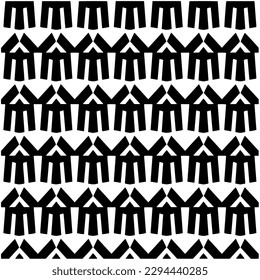 Patrón monocromo. Textura abstracta para impresión de tela, tarjeta, mantel de mesa, muebles, banner, cubierta, invitación, decoración, envoltura.patrón repitiendo sin fisuras.Color negro y blanco.