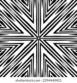 Monochrome pattern. Abstract texture for fabric print, card, table cloth, furniture, banner, cover, invitation, decoration, wrapping.seamless repeating pattern.Black and white color.