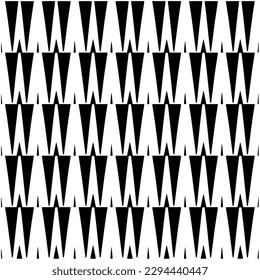 Monochrome pattern. Abstract texture for fabric print, card, table cloth, furniture, banner, cover, invitation, decoration, wrapping.seamless repeating pattern.Black and white color.