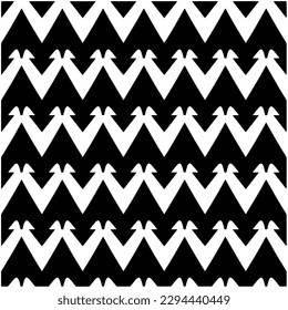 Monochrome pattern. Abstract texture for fabric print, card, table cloth, furniture, banner, cover, invitation, decoration, wrapping.seamless repeating pattern.Black and white color.