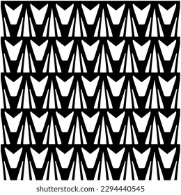 Monochrome pattern. Abstract texture for fabric print, card, table cloth, furniture, banner, cover, invitation, decoration, wrapping.seamless repeating pattern.Black and white color.