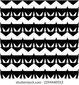 Monochrome pattern. Abstract texture for fabric print, card, table cloth, furniture, banner, cover, invitation, decoration, wrapping.seamless repeating pattern.Black and white color.
