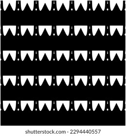 Monochrome pattern. Abstract texture for fabric print, card, table cloth, furniture, banner, cover, invitation, decoration, wrapping.seamless repeating pattern.Black and white color.