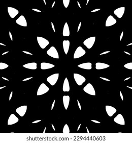 Monochrome pattern. Abstract texture for fabric print, card, table cloth, furniture, banner, cover, invitation, decoration, wrapping.seamless repeating pattern.Black and white color.