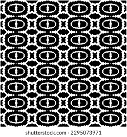 Patrón monocromo. Textura abstracta para impresión de tela, tarjeta, mantel de mesa, muebles, banner, cubierta, invitación, decoración, envoltura.patrón repitiendo sin fisuras.Color negro y blanco.