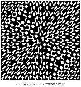 Monochrome pattern. Abstract texture for fabric print, card, table cloth, furniture, banner, cover, invitation, decoration, wrapping.seamless repeating pattern.Black and white color.