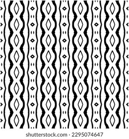 Patrón monocromo. Textura abstracta para impresión de tela, tarjeta, mantel de mesa, muebles, banner, cubierta, invitación, decoración, envoltura.patrón repitiendo sin fisuras.Color negro y blanco.