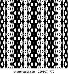 Patrón monocromo. Textura abstracta para impresión de tela, tarjeta, mantel de mesa, muebles, banner, cubierta, invitación, decoración, envoltura.patrón repitiendo sin fisuras.Color negro y blanco.