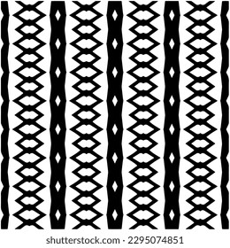 Patrón monocromo. Textura abstracta para impresión de tela, tarjeta, mantel de mesa, muebles, banner, cubierta, invitación, decoración, envoltura.patrón repitiendo sin fisuras.Color negro y blanco.