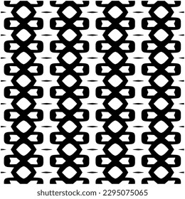 Patrón monocromo. Textura abstracta para impresión de tela, tarjeta, mantel de mesa, muebles, banner, cubierta, invitación, decoración, envoltura.patrón repitiendo sin fisuras.Color negro y blanco.