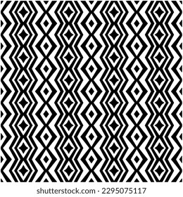Patrón monocromo. Textura abstracta para impresión de tela, tarjeta, mantel de mesa, muebles, banner, cubierta, invitación, decoración, envoltura.patrón repitiendo sin fisuras.Color negro y blanco.