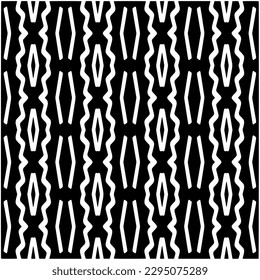 Monochrome Muster. Abstrakte Textur für Stoffdruck, Karte, Tischdecken, Möbel, Banner, Deckel, Einladung, Dekoration, Umhüllung.Nahtlose Wiederholmuster.Schwarz-Weiß-Farbe.