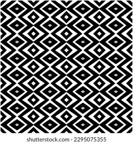 Monochrome pattern. Abstract texture for fabric print, card, table cloth, furniture, banner, cover, invitation, decoration, wrapping.seamless repeating pattern.Black and white color.