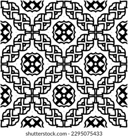 Patrón monocromo. Textura abstracta para impresión de tela, tarjeta, mantel de mesa, muebles, banner, cubierta, invitación, decoración, envoltura.patrón repitiendo sin fisuras.Color negro y blanco.
