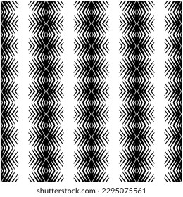 Monochrome pattern. Abstract texture for fabric print, card, table cloth, furniture, banner, cover, invitation, decoration, wrapping.seamless repeating pattern.Black and white color.
