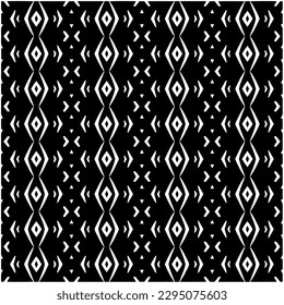 Patrón monocromo. Textura abstracta para impresión de tela, tarjeta, mantel de mesa, muebles, banner, cubierta, invitación, decoración, envoltura.patrón repitiendo sin fisuras.Color negro y blanco.