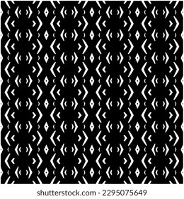 Monochrome pattern. Abstract texture for fabric print, card, table cloth, furniture, banner, cover, invitation, decoration, wrapping.seamless repeating pattern.Black and white color.
