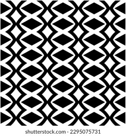 Patrón monocromo. Textura abstracta para impresión de tela, tarjeta, mantel de mesa, muebles, banner, cubierta, invitación, decoración, envoltura.patrón repitiendo sin fisuras.Color negro y blanco.