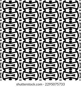 Patrón monocromo. Textura abstracta para impresión de tela, tarjeta, mantel de mesa, muebles, banner, cubierta, invitación, decoración, envoltura.patrón repitiendo sin fisuras.Color negro y blanco.
