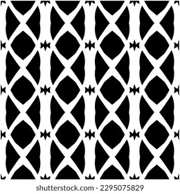 Patrón monocromo. Textura abstracta para impresión de tela, tarjeta, mantel de mesa, muebles, banner, cubierta, invitación, decoración, envoltura.patrón repitiendo sin fisuras.Color negro y blanco.