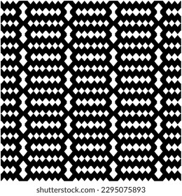 Monochrome pattern. Abstract texture for fabric print, card, table cloth, furniture, banner, cover, invitation, decoration, wrapping.seamless repeating pattern.Black and white color.