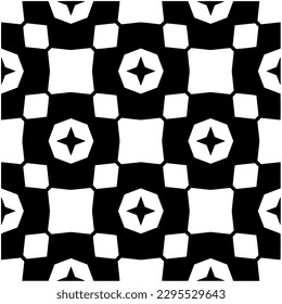 Patrón monocromo. Textura abstracta para impresión de tela, tarjeta, mantel de mesa, muebles, banner, cubierta, invitación, decoración, envoltura.patrón repitiendo sin fisuras.Color negro y blanco.