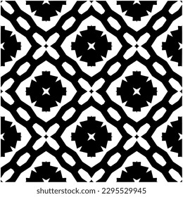 Patrón monocromo. Textura abstracta para impresión de tela, tarjeta, mantel de mesa, muebles, banner, cubierta, invitación, decoración, envoltura.patrón repitiendo sin fisuras.Color negro y blanco.