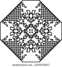 Patrón monocromo. Textura abstracta para impresión de tela, tarjeta, mantel de mesa, muebles, banner, cubierta, invitación, decoración, envoltura.patrón repitiendo sin fisuras.Color negro y blanco.