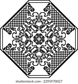 Monochrome pattern. Abstract texture for fabric print, card, table cloth, furniture, banner, cover, invitation, decoration, wrapping.seamless repeating pattern.Black and white color.