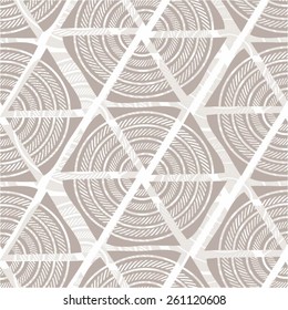 monochrome pattern from decorative separated circles seamless vector background.