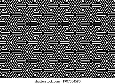 monochrome pattern design  in adobe illustrator
