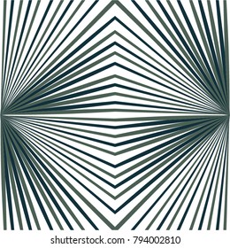 Monochrome pattern in lines, stripes, geometry, rhombus, square, mosaic, tile, seamless vector background.