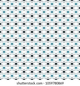 Mosaico monocromo, sol, flor, estrella, azulejos, universal, fondo vectorial sin fisuras.