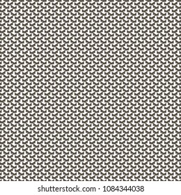 Monochrome pattern with stylized arrows. Graphic decorative background. Vector illustration.