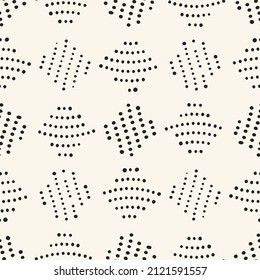 Monochrome Pin Dotted Checked Pattern