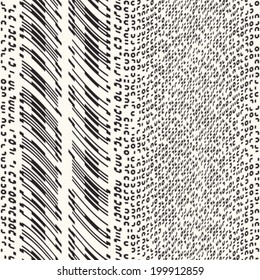 Monochrome Pixel Glitch Effect Textured Pattern