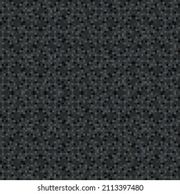 Monochrome pixel noise texture. Noise effect seamless pattern. Grainy black digital background.  Abstract backdrop. Vector pixel art wallpaper 