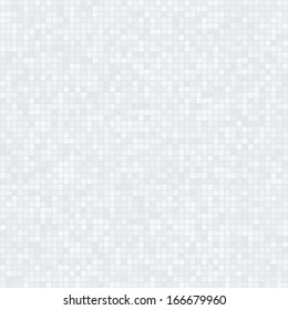 Monochrome pixelated background with many rounded squares