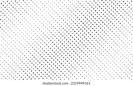 monochrome polka dot pattern background vector design